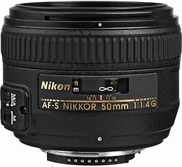 Nikon Nikkor AF-S 50mm f/1.4G normaaliobjektiivi