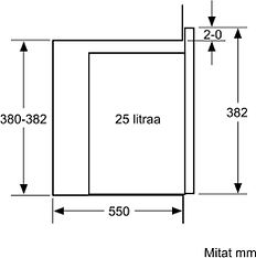 Bosch HBG517CS1S Serie 6 -erillisuuni, teräs ja Bosch BFL554MS0 Serie 6 -mikroaaltouuni, teräs, kuva 13