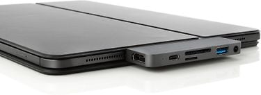 Hyper HyperDrive 6-in-1 USB-C Hub for iPad Pro / Air -adapteri, tähtiharmaa, kuva 3