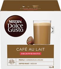 Dolce Gusto Cafe Au Lait Kofeiiniton kahvikapseli, 16 kpl, 3-PACK