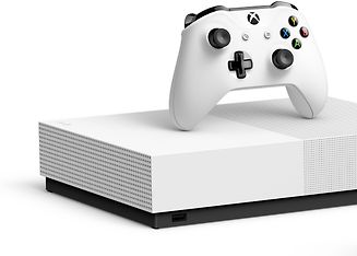 Microsoft Xbox One S All-Digital Edition 1Tt + Minecraft sekä Sea of Thieves -pelikonsolipaketti, valkoinen, kuva 3