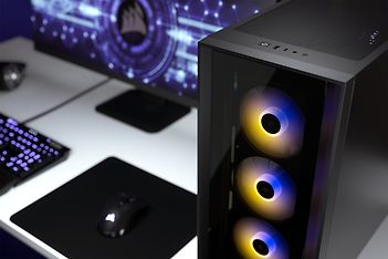 Corsair iCUE 4000X Mid Tower ATX-kotelo ikkunalla, musta, kuva 17