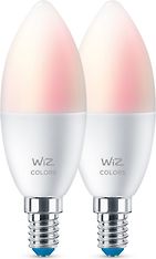 WiZ älylamppu, E14, RGBW - kaikki värit ja valkoisen valon sävyt, Wi-Fi, 470 lm, 2-pack, kuva 2