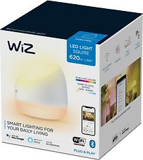 WiZ Squire -pöytävalaisin, RGBW kaikki värit ja valkoisen valon sävyt, Wi-Fi, 620 lm, kuva 2
