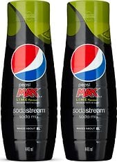 Sodastream Pepsi Max Lime 440 ml -virvoitusjuomatiiviste, 2-PACK