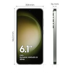 Samsung Galaxy S23 5G -puhelin, 128/8 Gt, vihreä, kuva 5