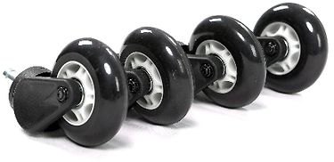 AKRacing Rollerblade Wheels - valkoiset pyörät AKRacing-pelituoleihin, 5 kpl, kuva 2