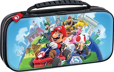 Nintendo Deluxe Travel Case with Mario Kart -suojalaukku, musta, Switch