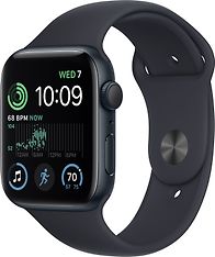Apple Watch SE (GPS) 44 mm keskiyönsininen alumiinikuori ja 