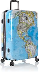 Heys Journey 3G Fashion Spinner 76 cm -matkalaukku, värillinen kartta