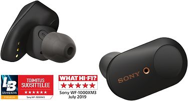 Sony WF-1000XM3 -Bluetooth-vastamelukuulokkeet, musta