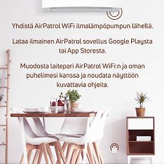 AirPatrol Wifi V3 -ilmalämpöpumpun ohjain, kuva 10