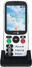 Doro 780X -peruspuhelin Dual-SIM, musta/valkoinen, kuva 6