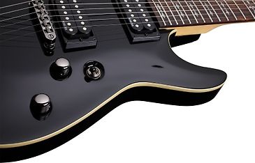 Schecter Omen 6 -sähkökitara, Black, kuva 2