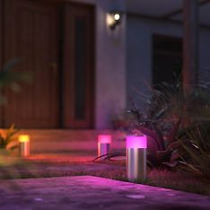 Philips Hue Calla Outdoor-älypuutarhavalaisin, teräs, lisävalaisin 24 V -sarjaan, 25 cm, kuva 19