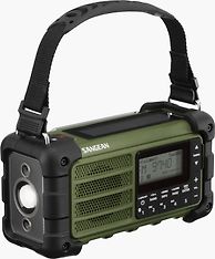 Sangean MMR-99 -ladattava FM-radio, Forest Green