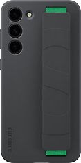 Samsung Galaxy S23+ Silicone Grip Cover -suojakuori, musta