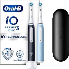 Oral-B iO Series 3s Duo -sähköhammasharja tuplarunko, sininen / musta