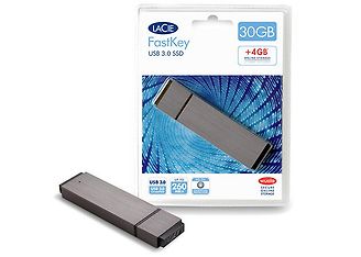 LaCie FastKey USB3 30 GB - SSD-kiintolevy, kuva 2