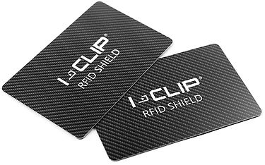 I-Clip RFID Shield -RFID-suojakortti I-Clip -korttikoteloille, 2 kpl