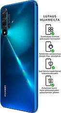 Huawei Nova 5T -Android-puhelin Dual-SIM, 128 Gt, smaragdinsininen