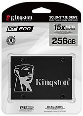 Kingston KC600 256 Gt SATA III 2,5" SSD-levy