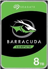 Seagate BarraCuda 8 Tt SATAIII 256 Mt 3,5" -kovalevy