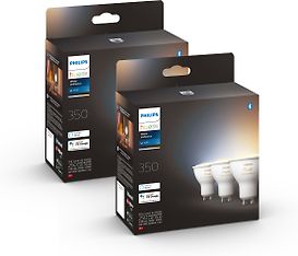 Philips Hue -älylamppu, White ambiance, GU10, 3-PACK x2 -tuotepaketti