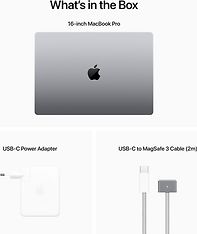 Apple MacBook Pro 16” M2 Pro 1 Tt 2023 -kannettava, tähtiharmaa (MNW93), kuva 9