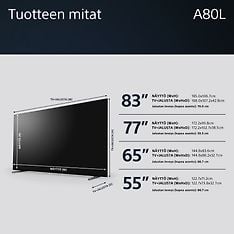 Sony A80L 83" 4K OLED Google TV, kuva 23