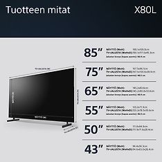 Sony X80L 85" 4K LED Google TV, kuva 21