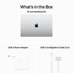 Apple MacBook Pro 16” M3 Max 64 Gt, 2 Tt 2023 -kannettava, hopea (MUW73), kuva 10
