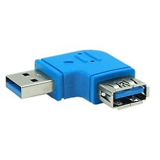 InLine USB 3.0 A-A, uros-naaras, 90° adapteri