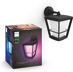 Philips Hue Econic Outdoor-älykäs lyhtyvalaisin, alaspäin, musta, 31 cm, 1150 lm, kuva 2