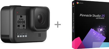 GoPro HERO8 Black -actionkamera + Pinnacle Studio 25 Ultimate -videoeditointiohjelmisto