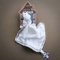 Moomin Cuddle Blanket -unilelu, harmaa, kuva 4