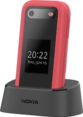 Nokia 2660 Flip 4G -simpukkapuhelin, Dual-SIM, punainen, kuva 5