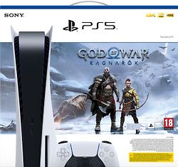 Sony PlayStation 5 (PS5) + God of War: Ragnarök -pelikonsolipaketti