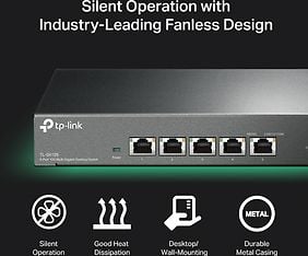 TP-LINK TL-SX105 -5-porttinen Multi-Gigabit -kytkin, kuva 7