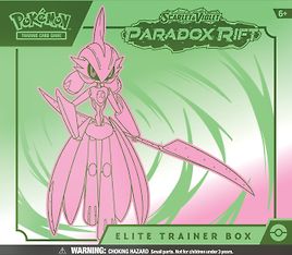 Pokemon Scarlet & Violet 4: Paradox Rift Elite Trainer Box -keräilykorttisetti, Iron Valiant, kuva 3
