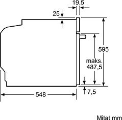 Siemens HR579G5S0S iQ500 -erillisuuni, teräs, kuva 7