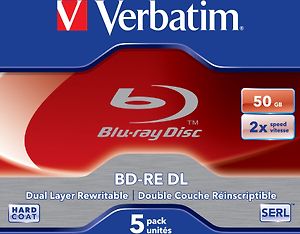 Verbatim BD-RE Blu-Ray-levy,5 kpl, kuva 2