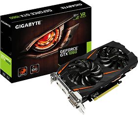 Gigabyte GeForce GTX 1060 GV-N1060WF2OC-6GD 6144 Mt -näytönohjain PCI-e-väylään