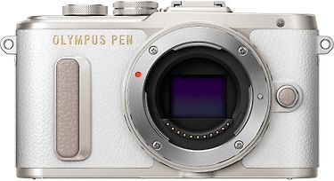 Olympus PEN E-PL8 mikrojärjestelmäkamera, valkoinen + 14-42 mm, kuva 2