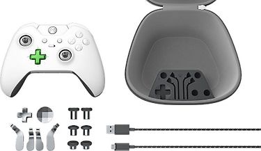 Microsoft Xbox Elite Wireless Controller -peliohjain, valkoinen, Xbox One, kuva 3