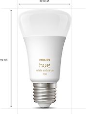 Philips Hue -LED-älylamppu, White Ambiance, E27, kuva 4