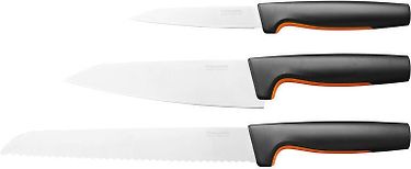 Fiskars Functional Form Knife Set Universal 3-Pack - Knife Sets Plastic Black - 1057563