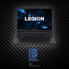 Lenovo Legion 5 Pro - 16" pelikannettava, Win 11 64-bit, harmaa (82JQ00TYMX), kuva 2
