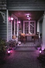 Philips Hue -LED-älylamppu, White and color ambiance, E27 2 kpl ja Hue Outdoor -liiketunnistin -tuotepaketti, kuva 7