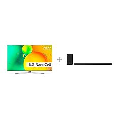 LG 65NANO78 65" 4K NanoCell -televisio + SN10Y Dolby Atmos soundbar -tuotepaketti